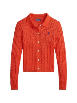 Polo Ralph Lauren cable-knit Cardigan | Orange | FARFETCH