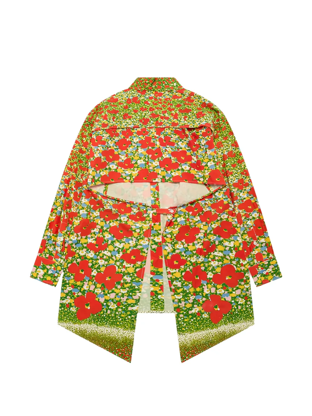 Craig Green open back floral shirt