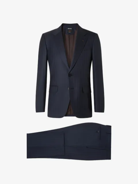 Zegna striped wool suit
