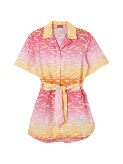Missoni Kids patterned shirt dress