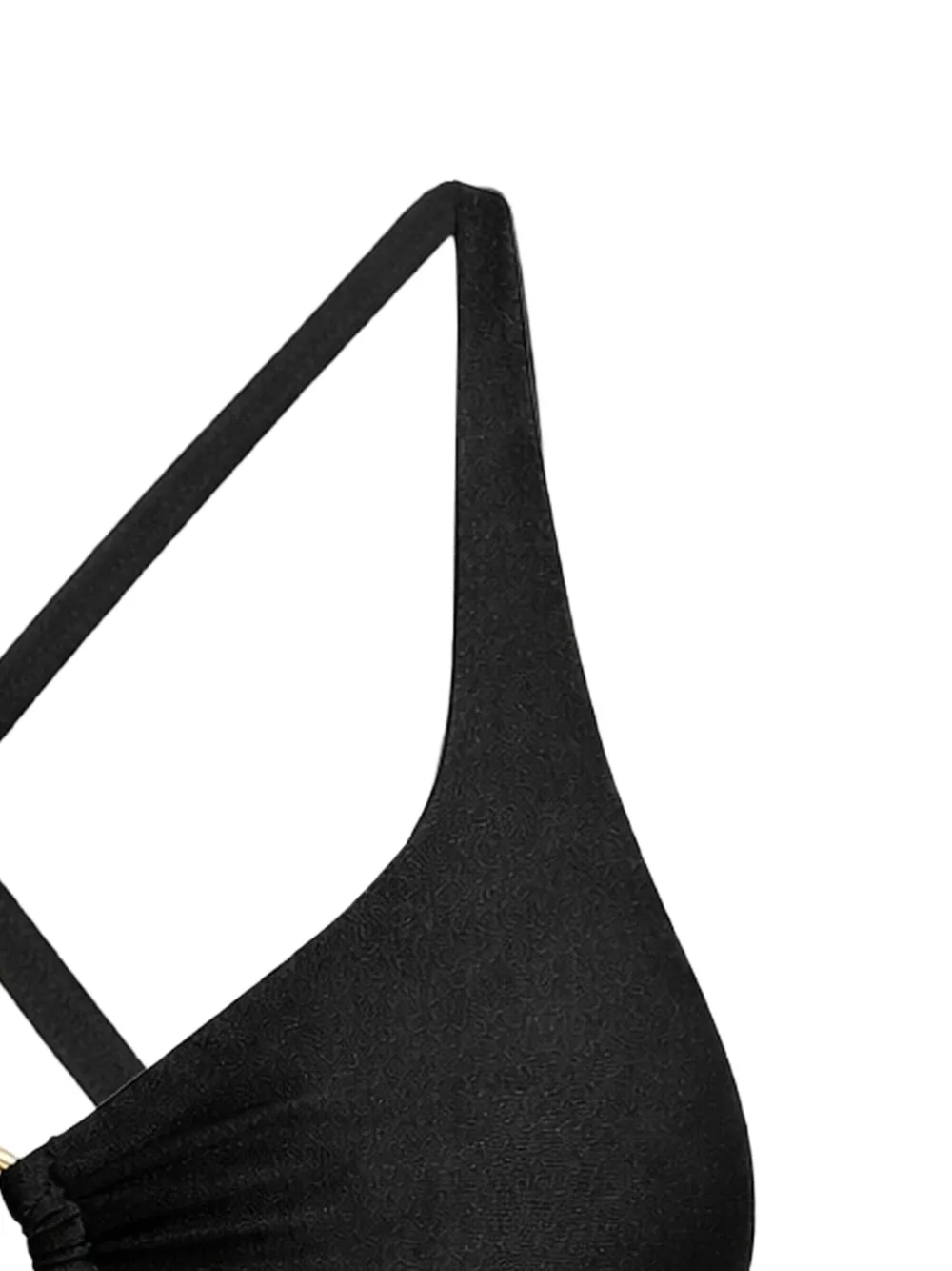  Seafolly Palermo Ring-detail Bikini Top - Black 