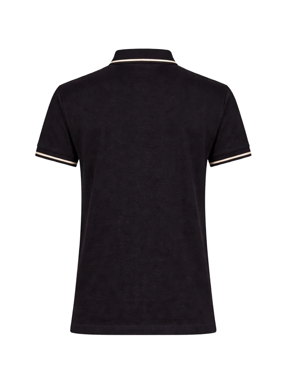 Versace Jeans Couture Poloshirt met geborduurd logo en geribbelde afwerking Zwart