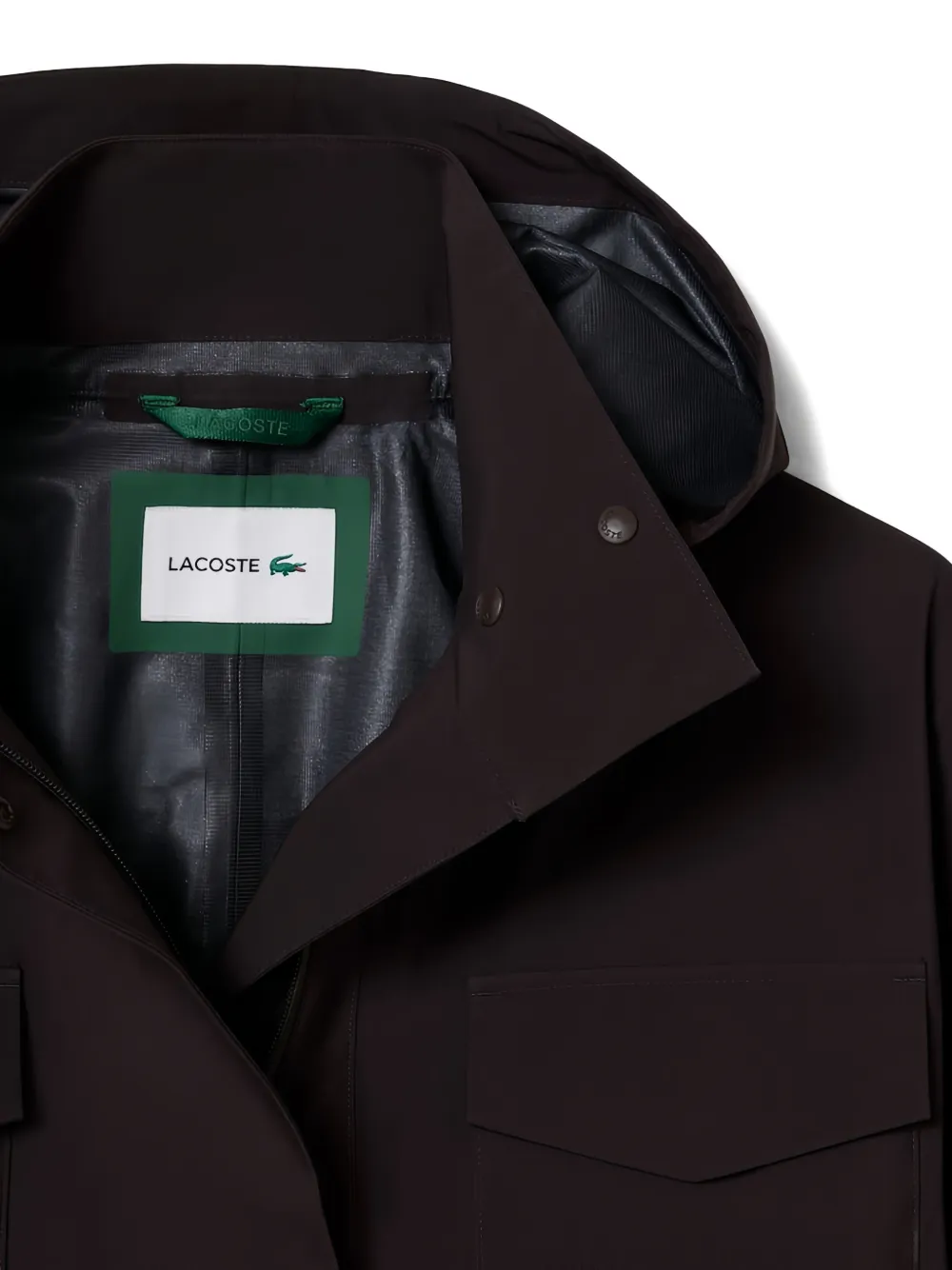 Lacoste Waterproof parka Bruin