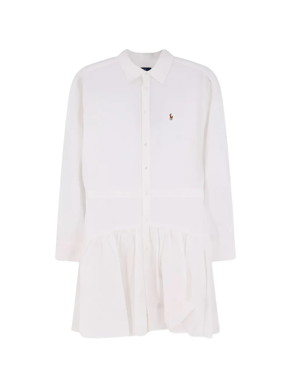 Polo Ralph Lauren ruffled mini dress - Bianco