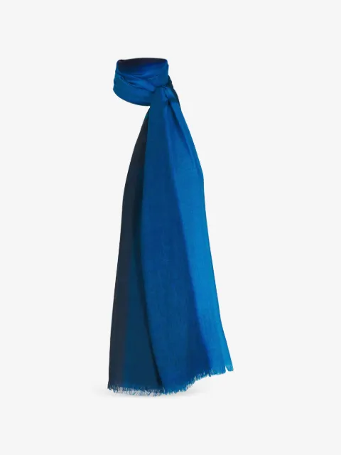 Akris Sciarpa design color-block e frange