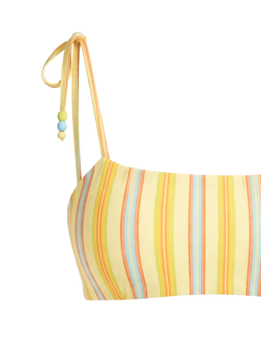  Seafolly Striped Bikini Top - Yellow 