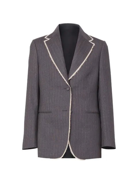 Officine Generale blazer con rayas diplomáticas estampadas