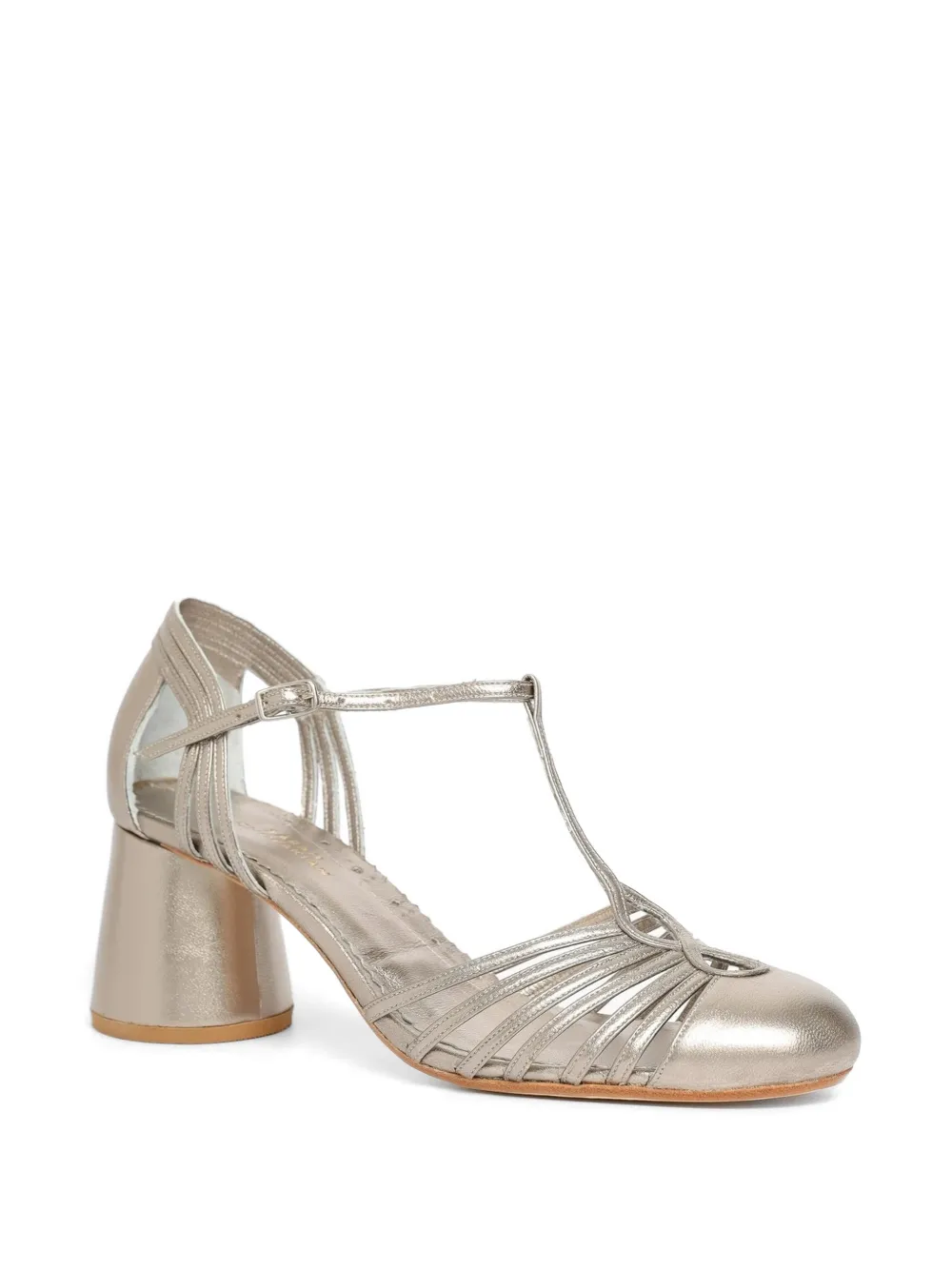 Sarah Chofakian Chamonix pumps met bandjes Zilver