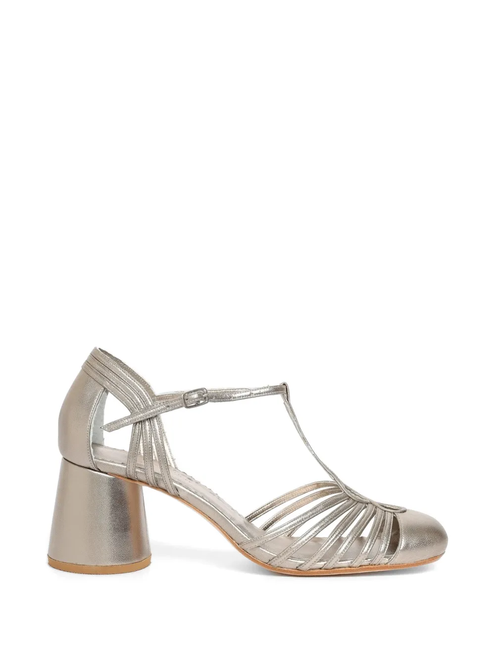 Sarah Chofakian Chamonix pumps met bandjes Zilver