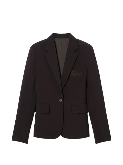 Lacoste logo-patch blazer