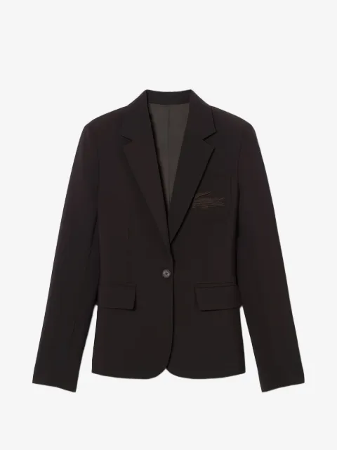 Lacoste logo-patch blazer