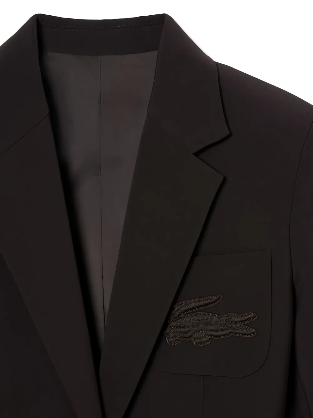 Lacoste Blazer met logopatch Bruin