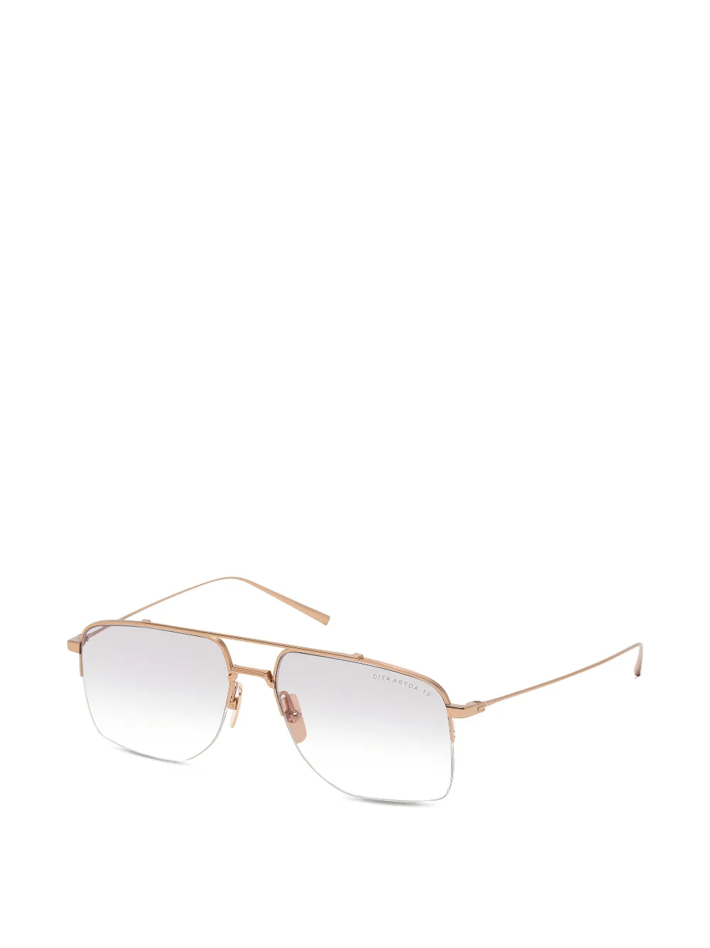 Dita Eyewear browline-frame sunglasses - Rosa