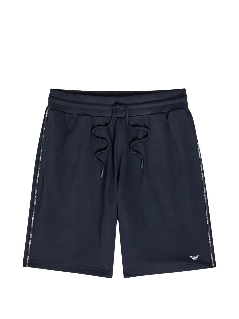 Emporio Armani logo-detail loungewear shorts - Blu
