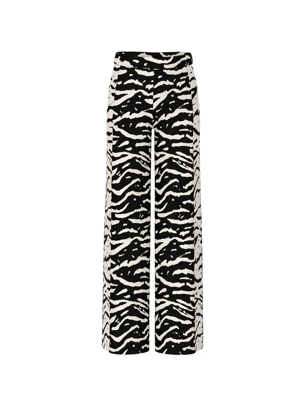MARCCAIN zebra-pattern trousers - Nero