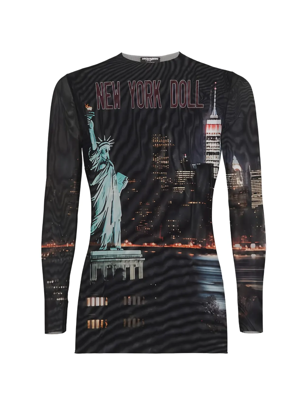 DSQUARED2 X 바쿠에라 라운드 넥 티셔츠 | 블랙