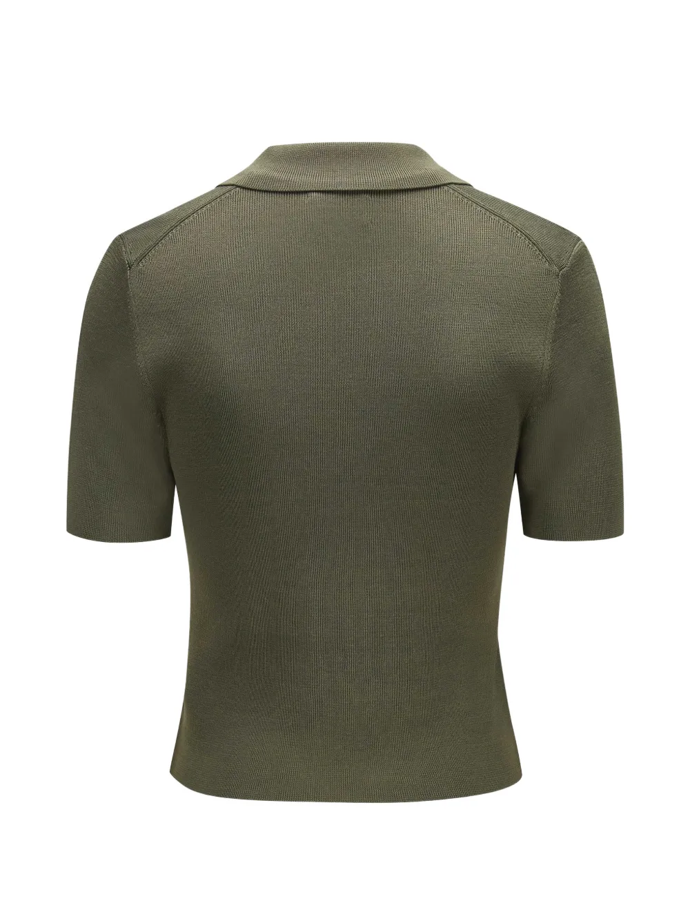 Polo Ralph Lauren Button Short-sleeve Top in Green, view 2