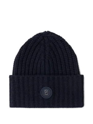 Moncler Grenoble ロゴ ビーニー | ブルー | FARFETCH JP