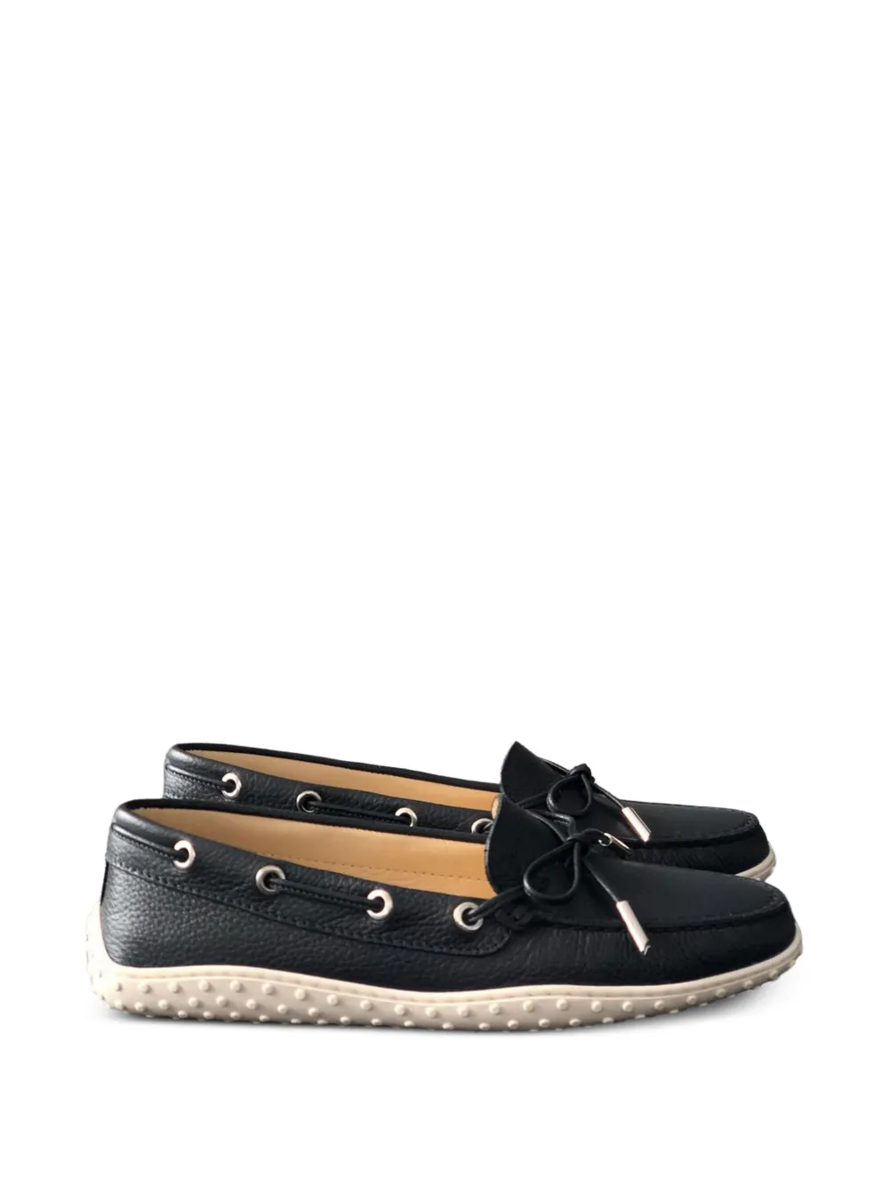 Tod's tie-detail loafers - Blau
