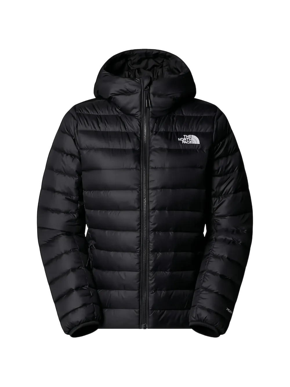 The North Face quilted hooded jacket - Schwarz