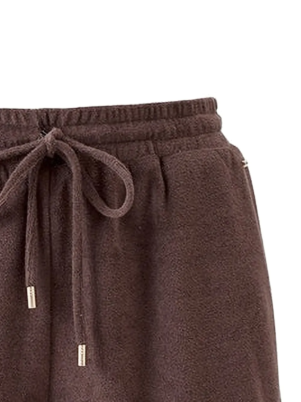  Melissa Odabash Laura Drawstrings Shorts - Brown 