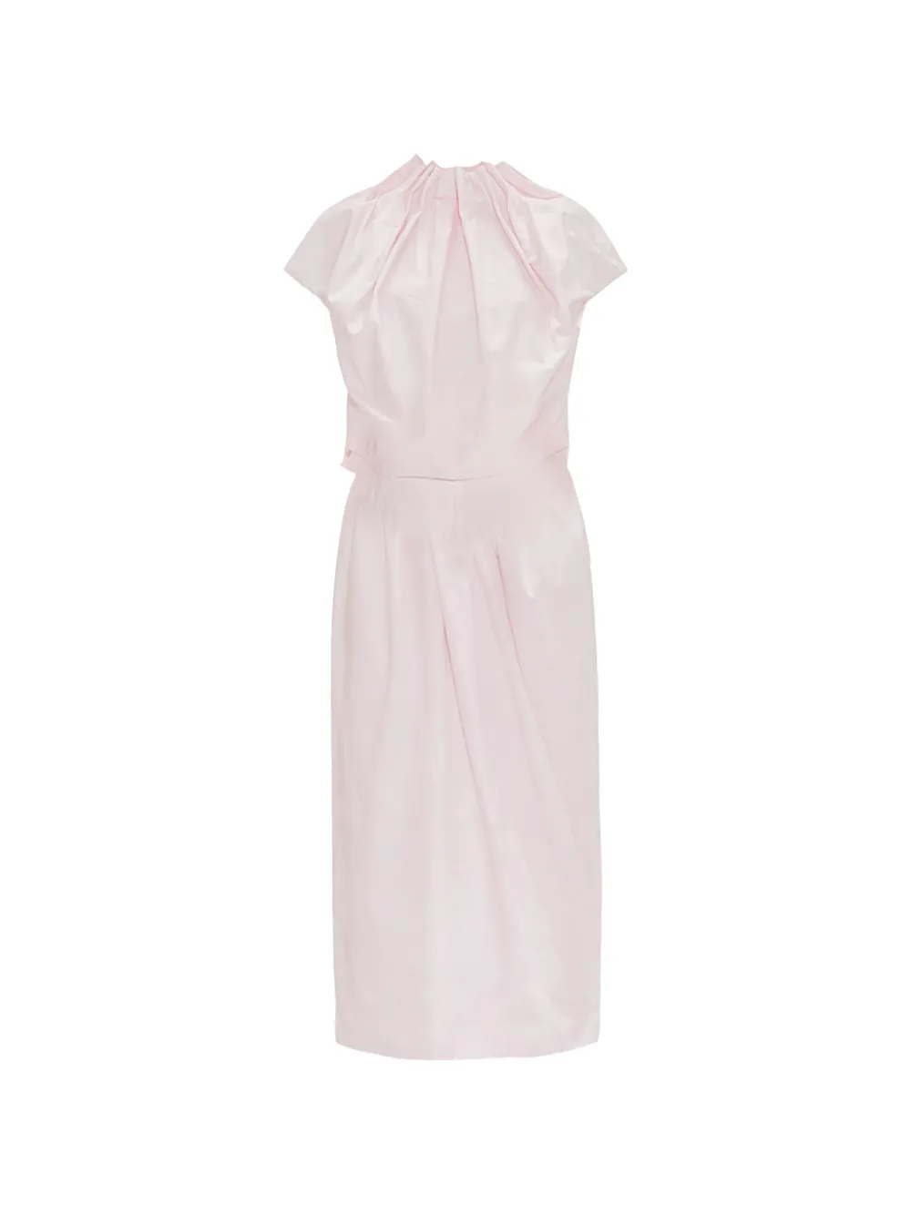 Simone Rocha pleated waist pencil skirt - Rosa