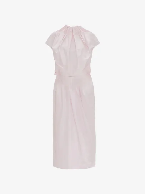 Simone Rocha falda lápiz con diseño plisado