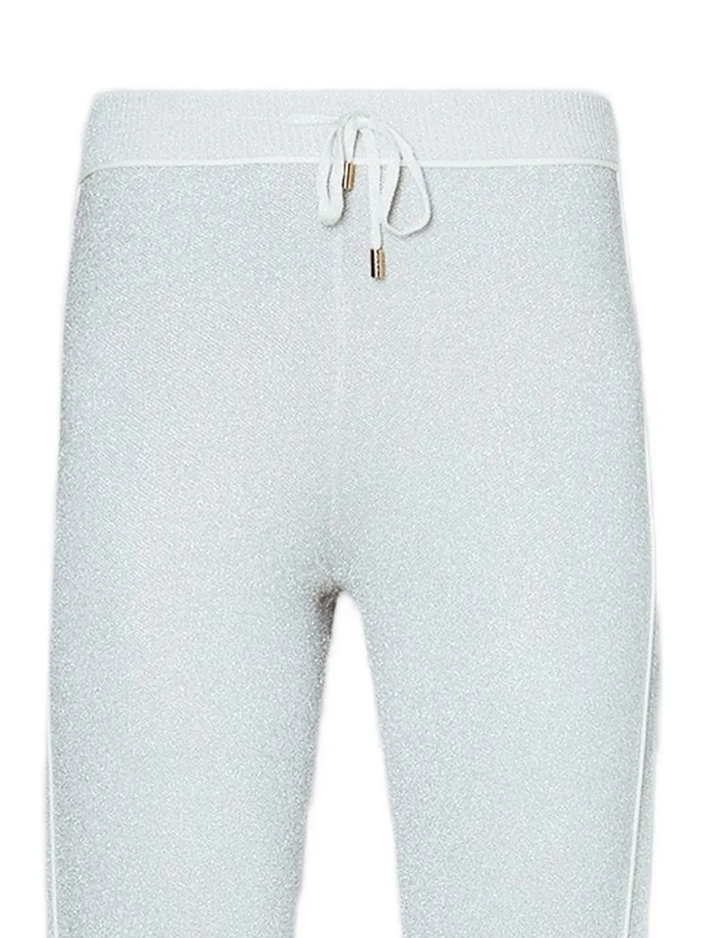  Liu Jo Drawstring Side-stripe Track Pants - Silver 
