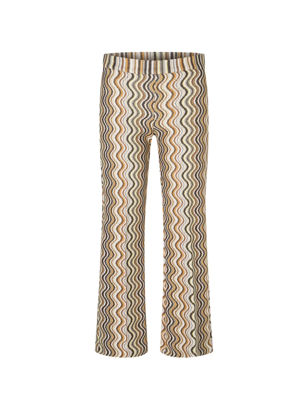 Cambio Faith Hose mit Wellen-Print - Nude