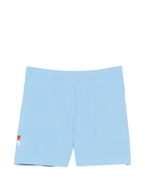 On  elasticated drawstring shorts