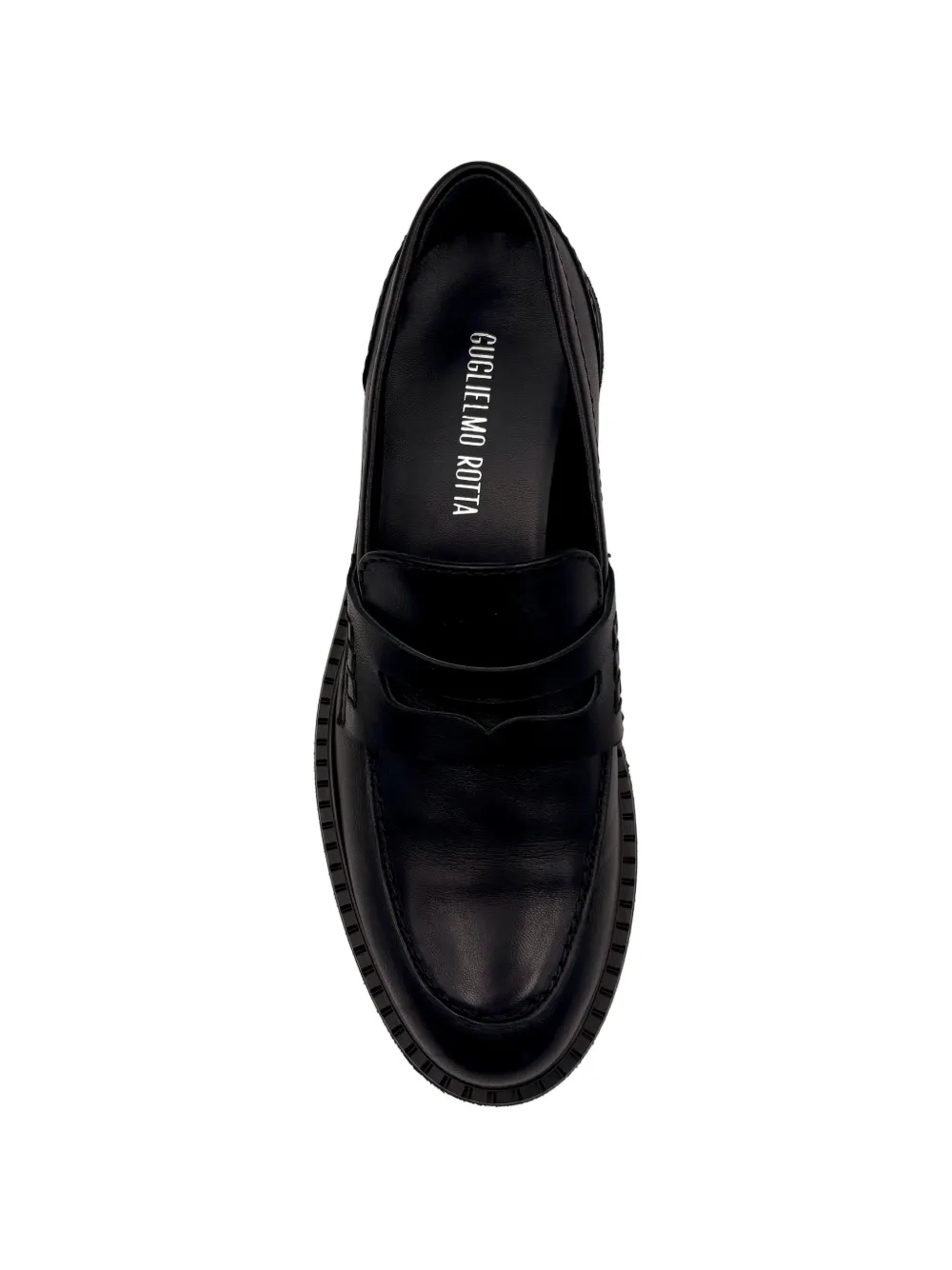 GUGLIELMO ROTTA penny-slot loafers Zwart