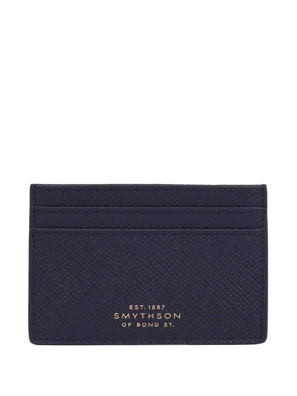 Smythson Portacarte Panama - Blu