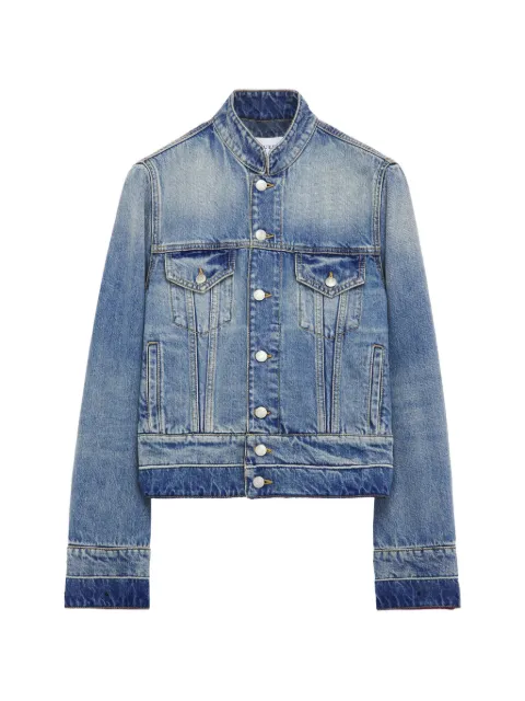 Alexander McQueen veste boutonnée en jean