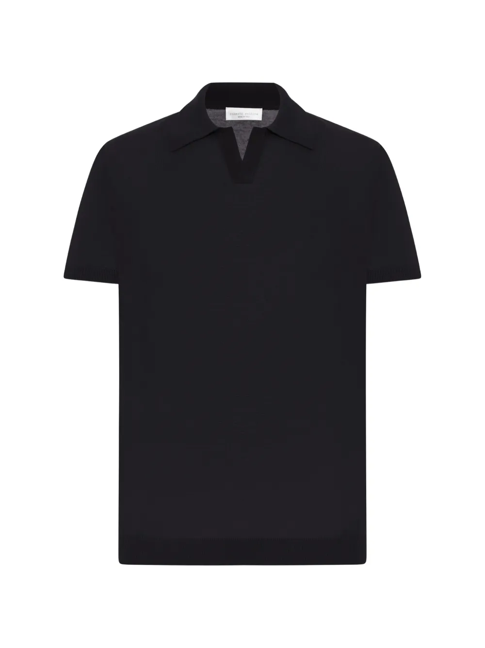 Roberto Collina playera de algodón | negro