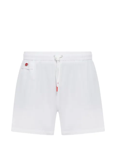 Kiton flap-pocket swim shorts