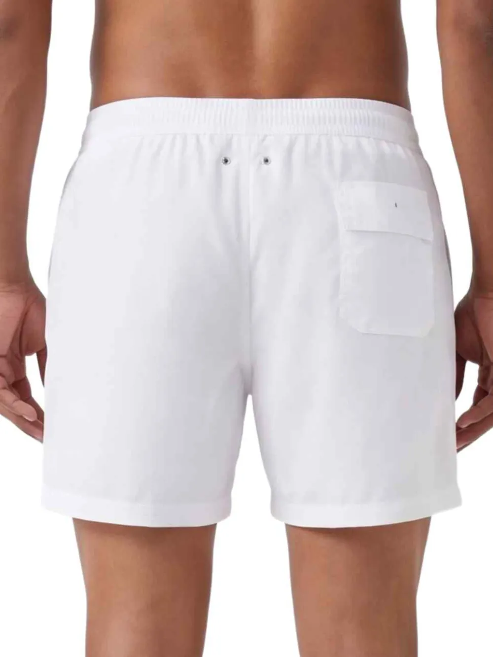 Kiton Zwembroek met omslag Wit