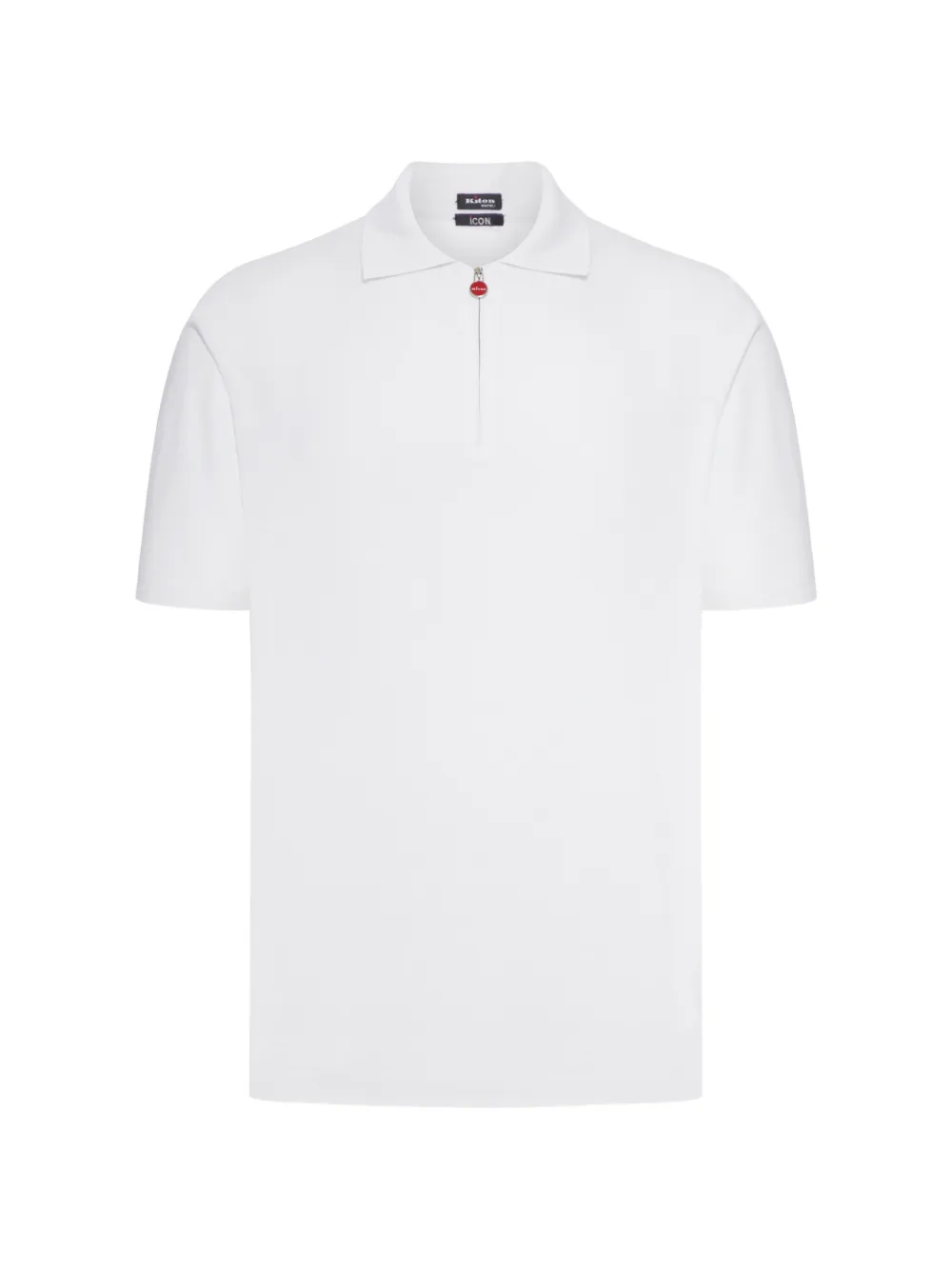 Kiton Polo con zip | bianco | Image 1