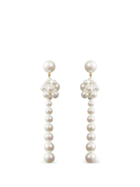 Sophie Bille Brahe Colonna Botticelli pearl drop earrings