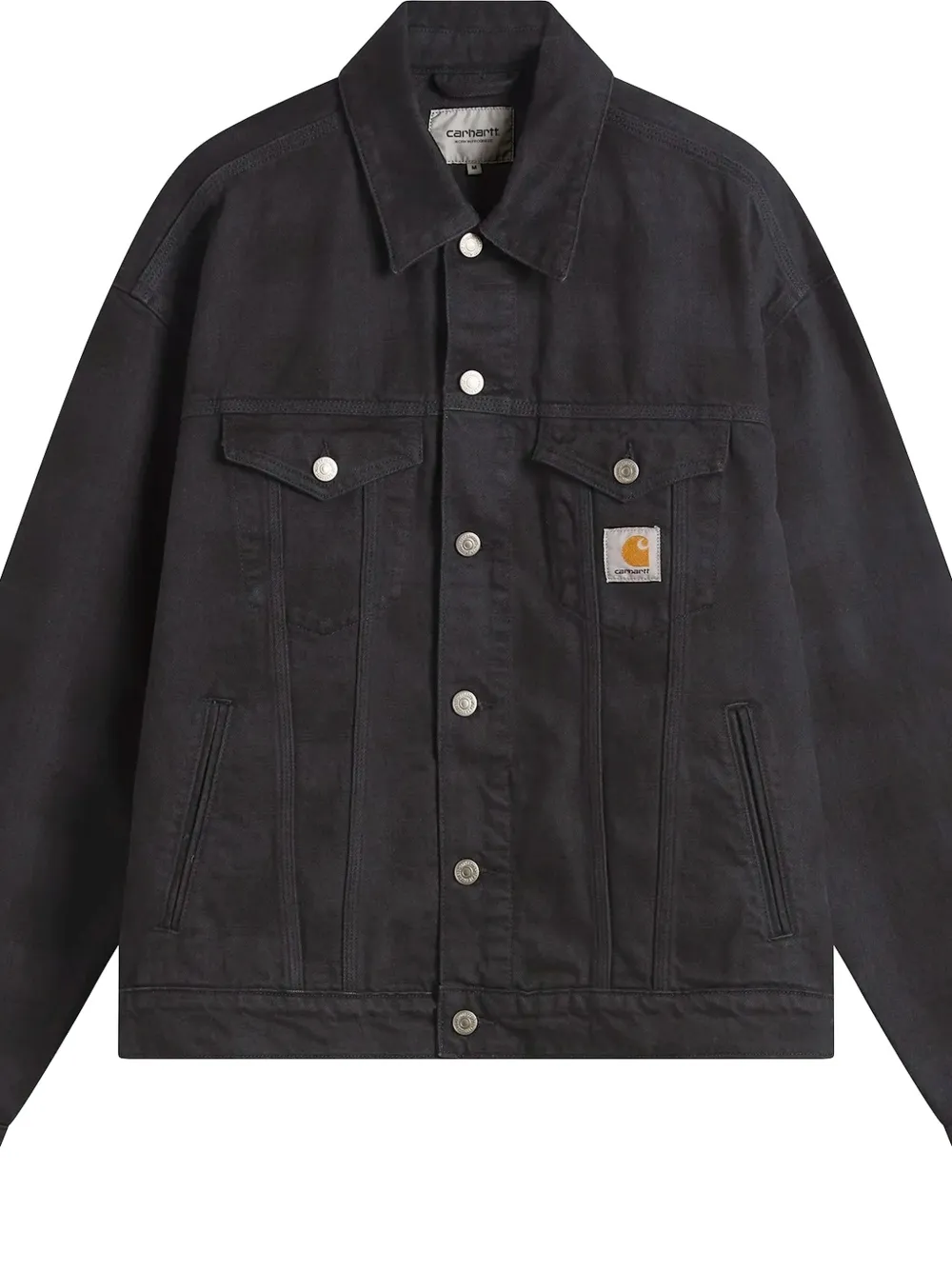  Carhartt Wip Buttoned Denim Jacket - Black 