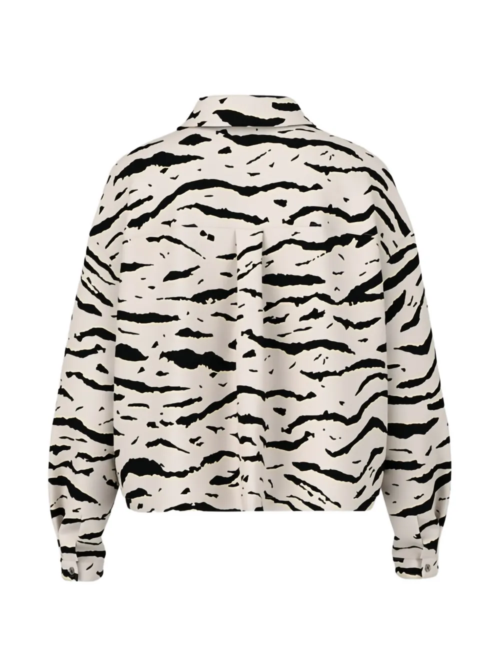  Marccain Animal-print Shirt - Neutrals 