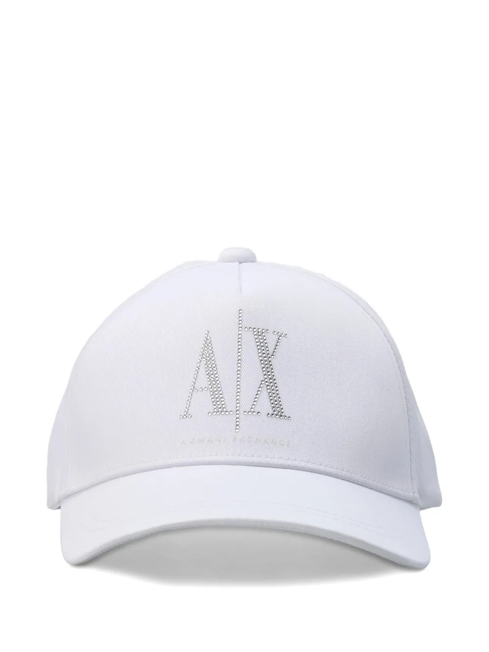 Armani Exchange logo-detail baseball cap - Bianco