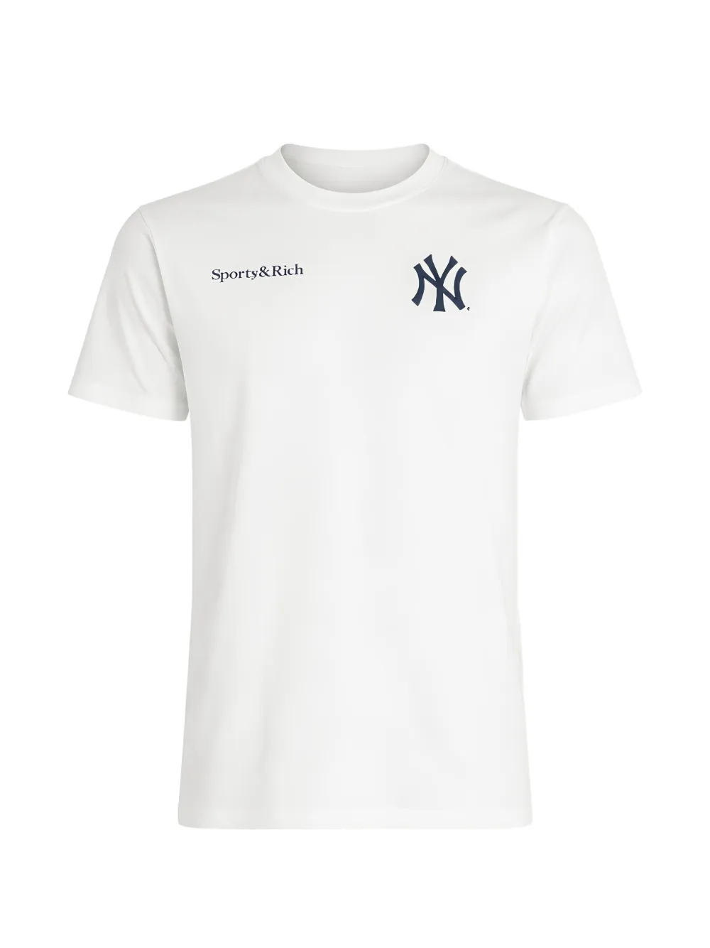 Sporty & Rich Yankees Curve T-shirt - Bianco