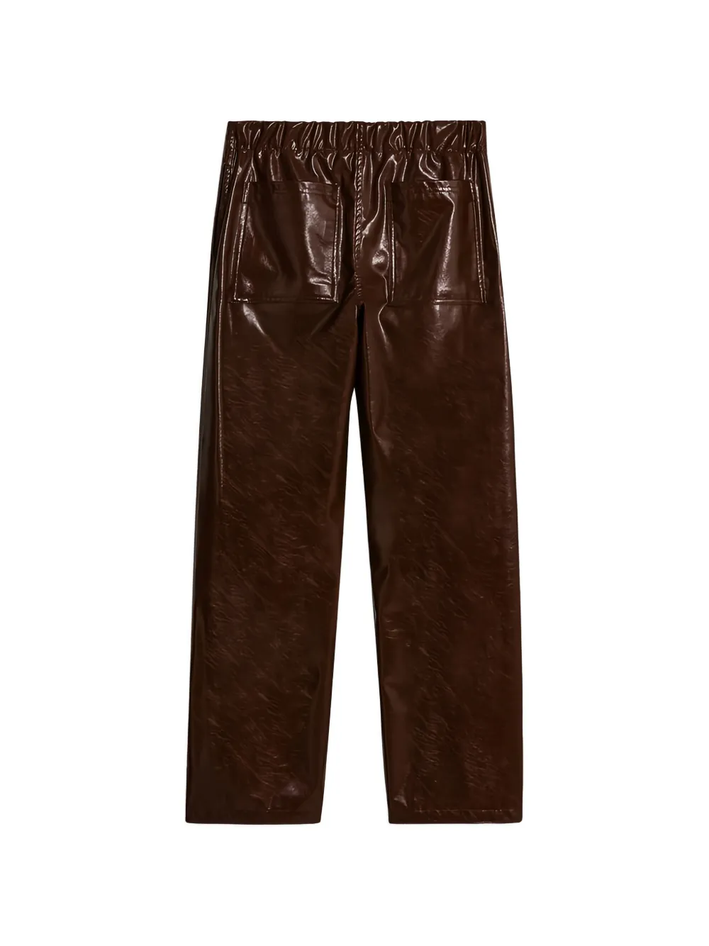 A Paper Kid Broek met elastische tailleband Bruin