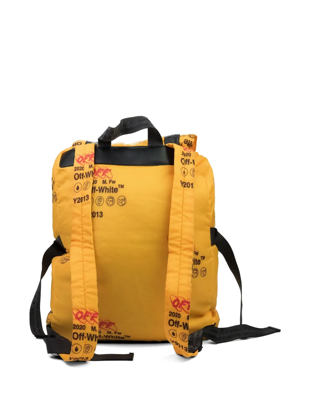 Off-White logo-print backpack