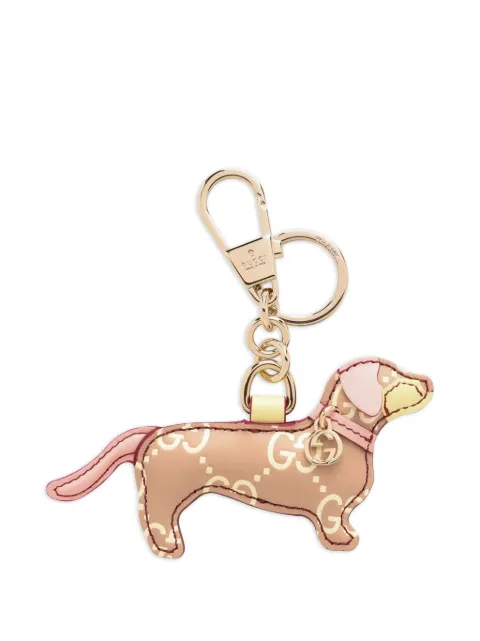 Gucci dog-shaped keyring
