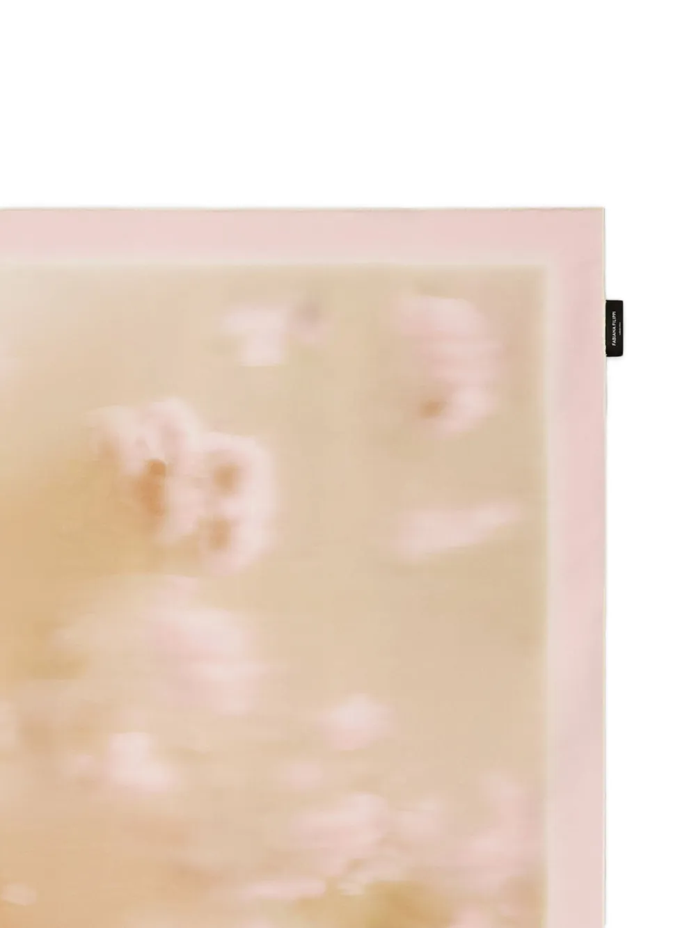 Fabiana Filippi Sjaal met bloemenprint Beige