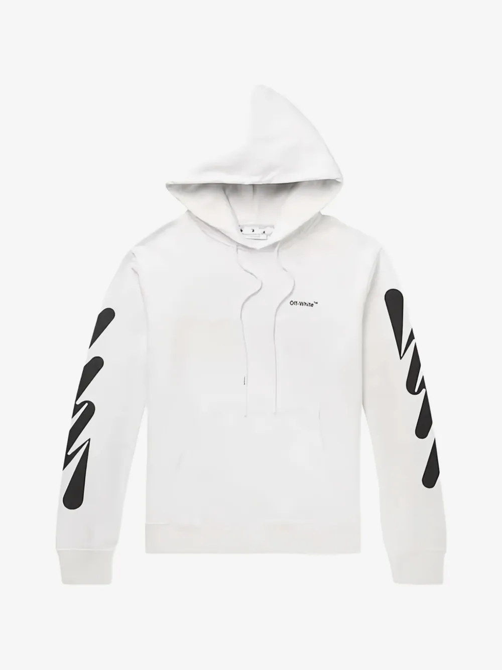 Off-White diagonal-wave hoodie | White | Image 1