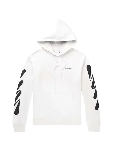 Off-White diagonal-wave hoodie