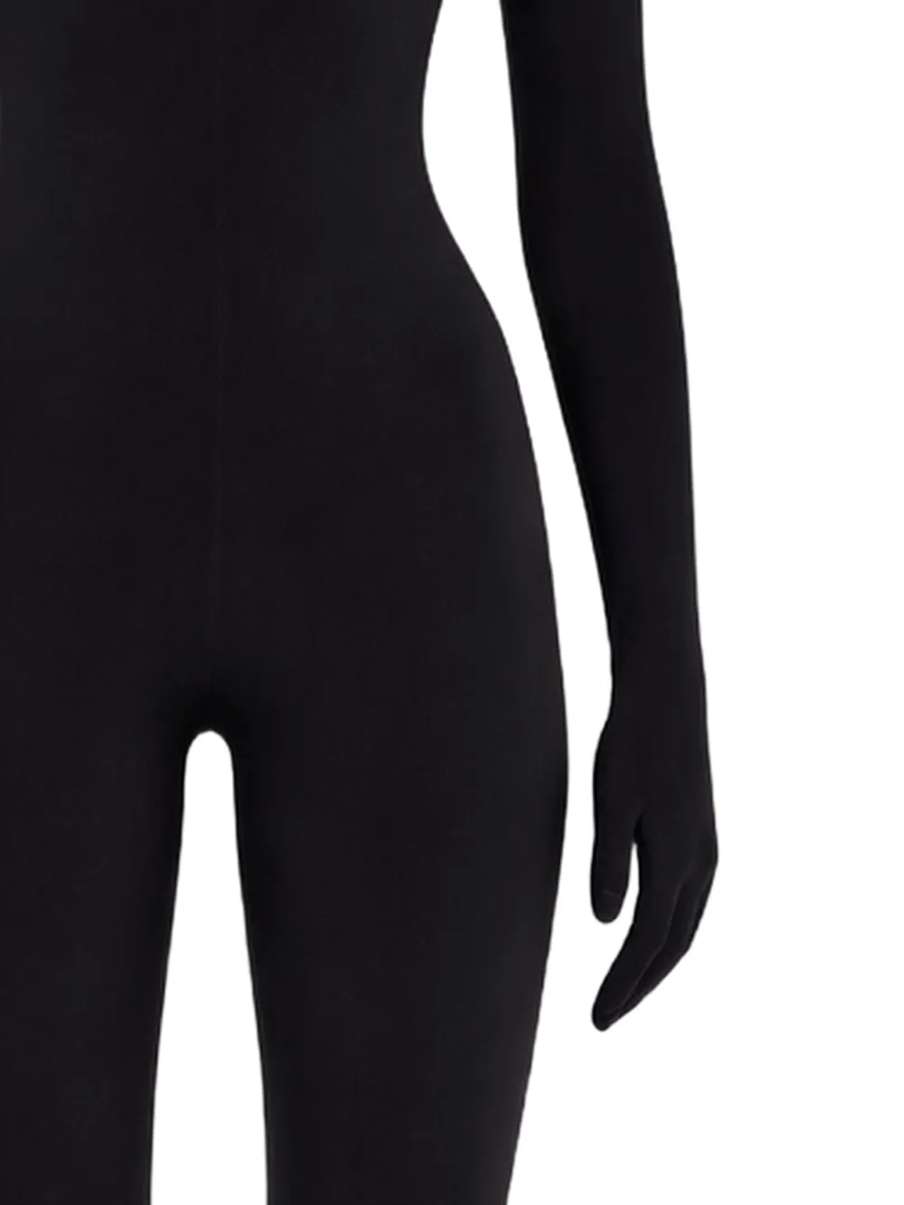  Norma Kamali Turtleneck Long-sleeved Jumpsuit - Black 