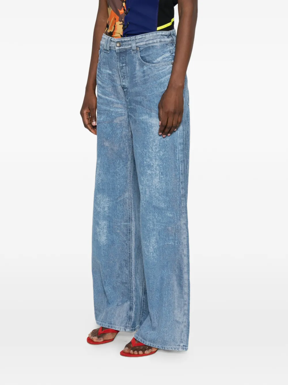 Diesel 1996 D-Sire ruimvallende jeans Blauw